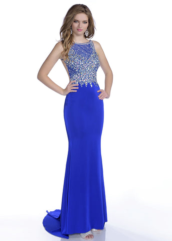 Royal Blue prom dress pageant gown ...
